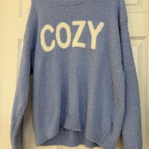 Pink Republic Blue Cozy Sweater